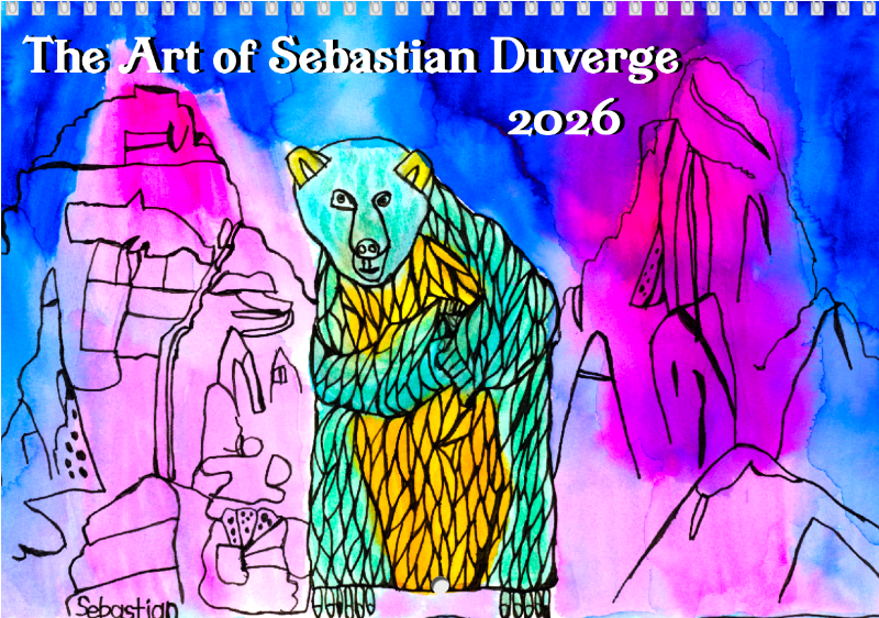 Art of Sebastian Duverge 2026 Calendar cover